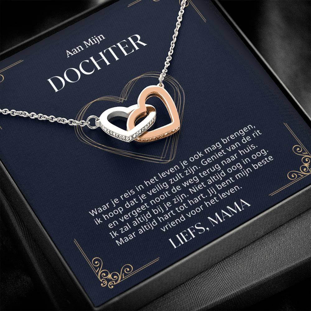 To My Daughter - You Are My Best Friend - Heart Necklace