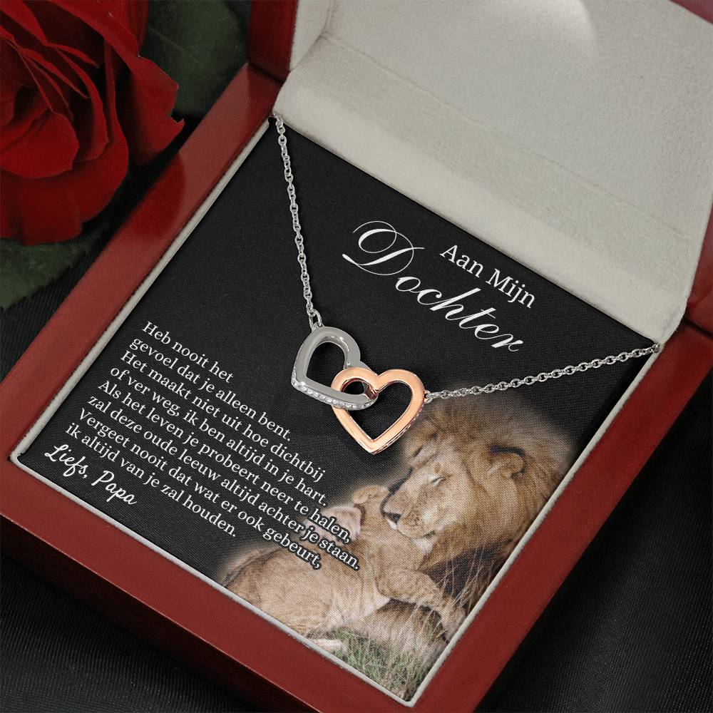 To My Daughter - Heart Necklace - Love Dad