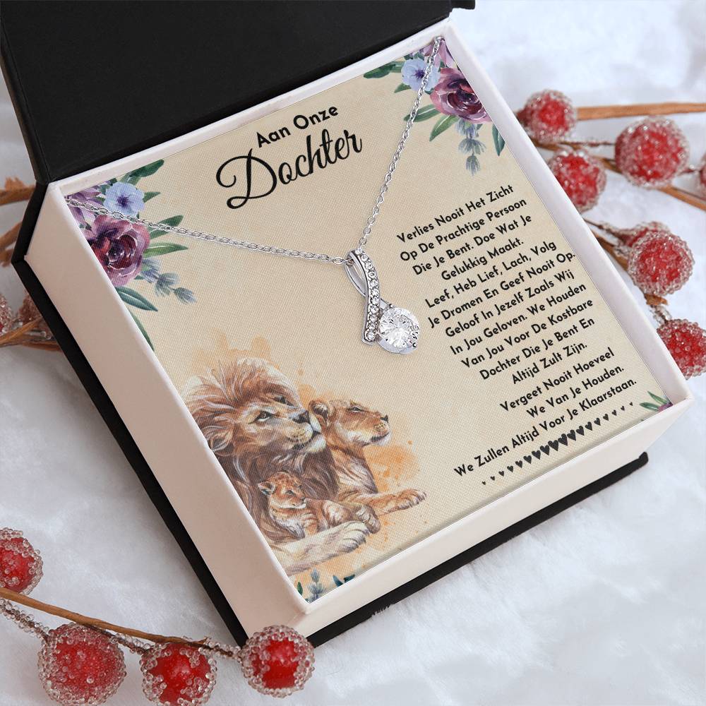 To Our Daughter - You Are Amazing - Alluring Beauty Necklace
