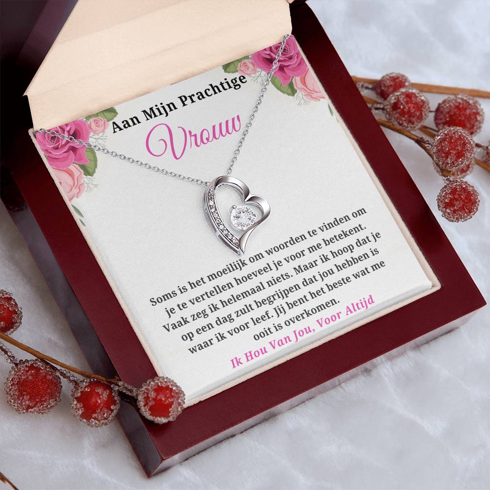 To My Wife - You Are the Best Thing That Ever Happened to Me - Heart Necklace