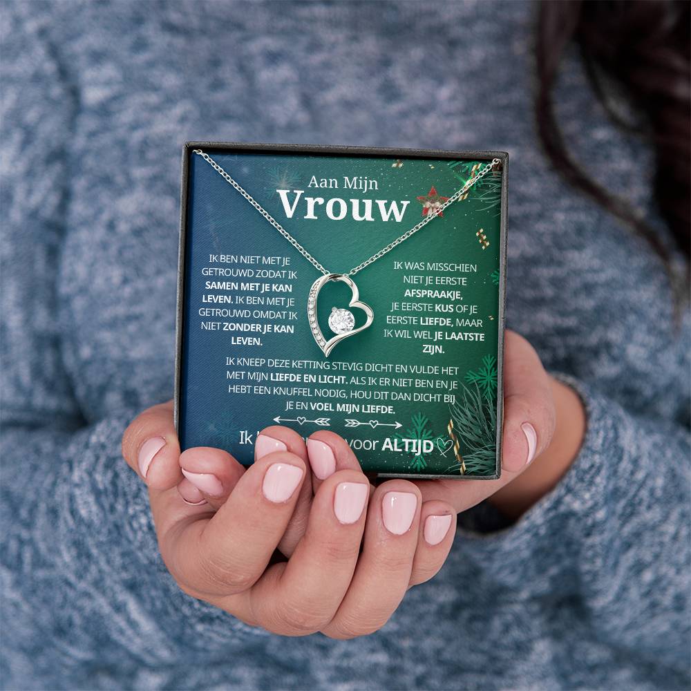 To My Wife - You Are My Life - Heart Necklace