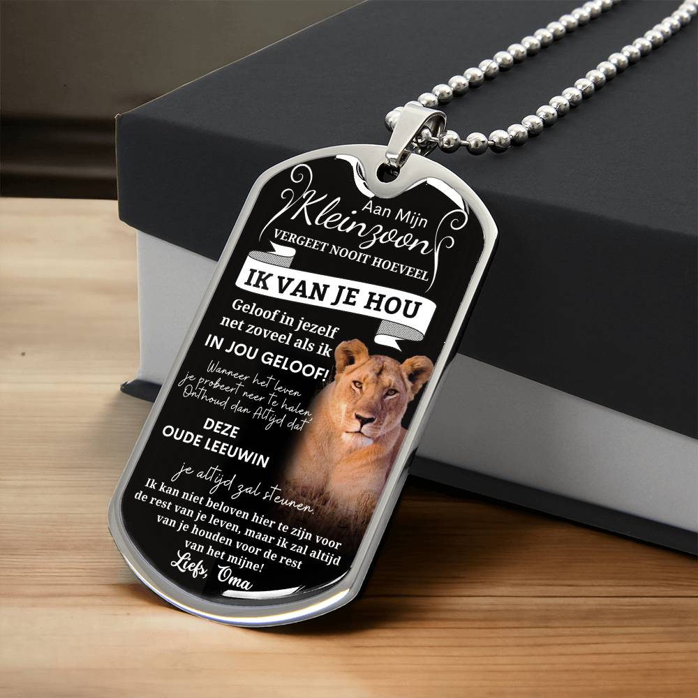 To My Grandson - Believe in Yourself - Love, Grandma