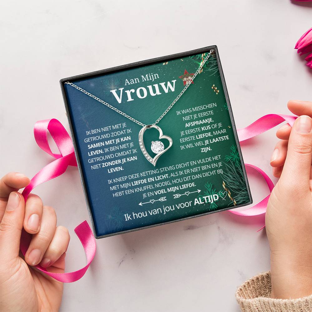 To My Wife - You Are My Life - Heart Necklace