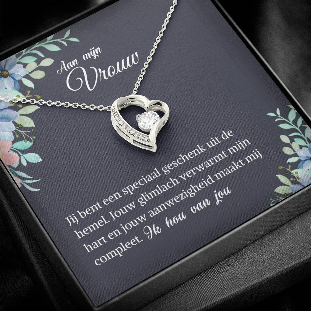 To My Wife - You are a special gift from heaven - Heart Necklace