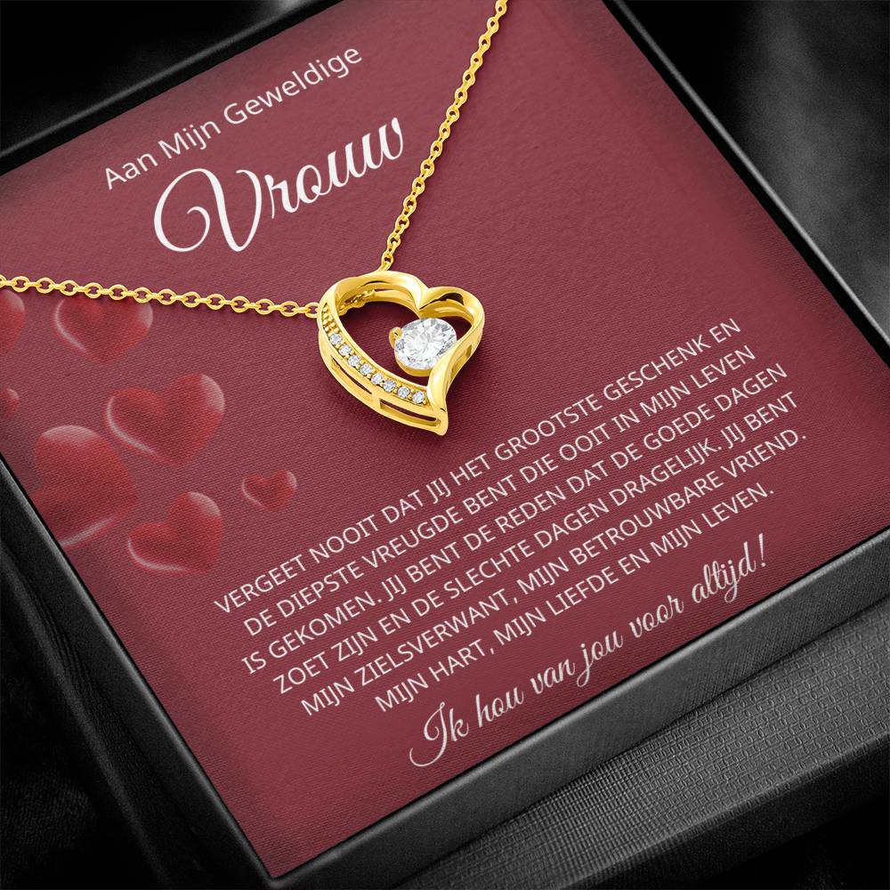 To My Amazing Wife - You Are My Most Beautiful Gift - Heart Necklace