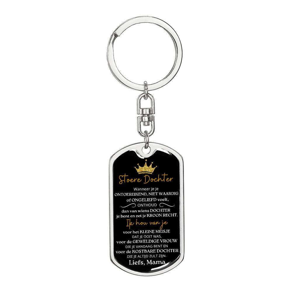 Keepsake for Daughter - For the Precious Daughter - Keychain