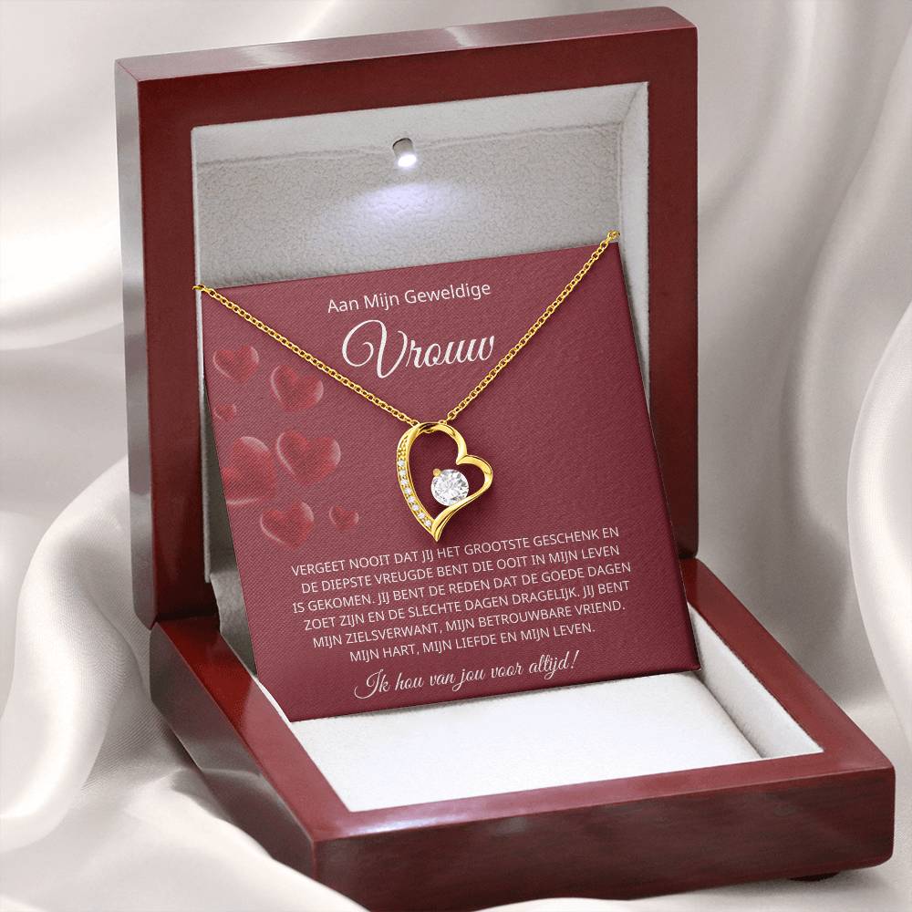 To My Amazing Wife - You Are My Most Beautiful Gift - Heart Necklace