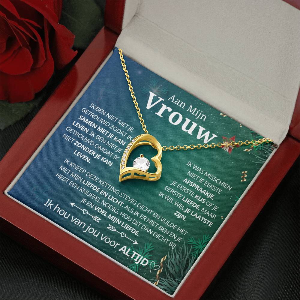 To My Wife - You are my life - Heart Necklace